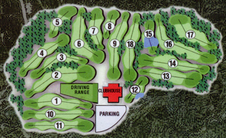 Stadium Golf Club Course Map